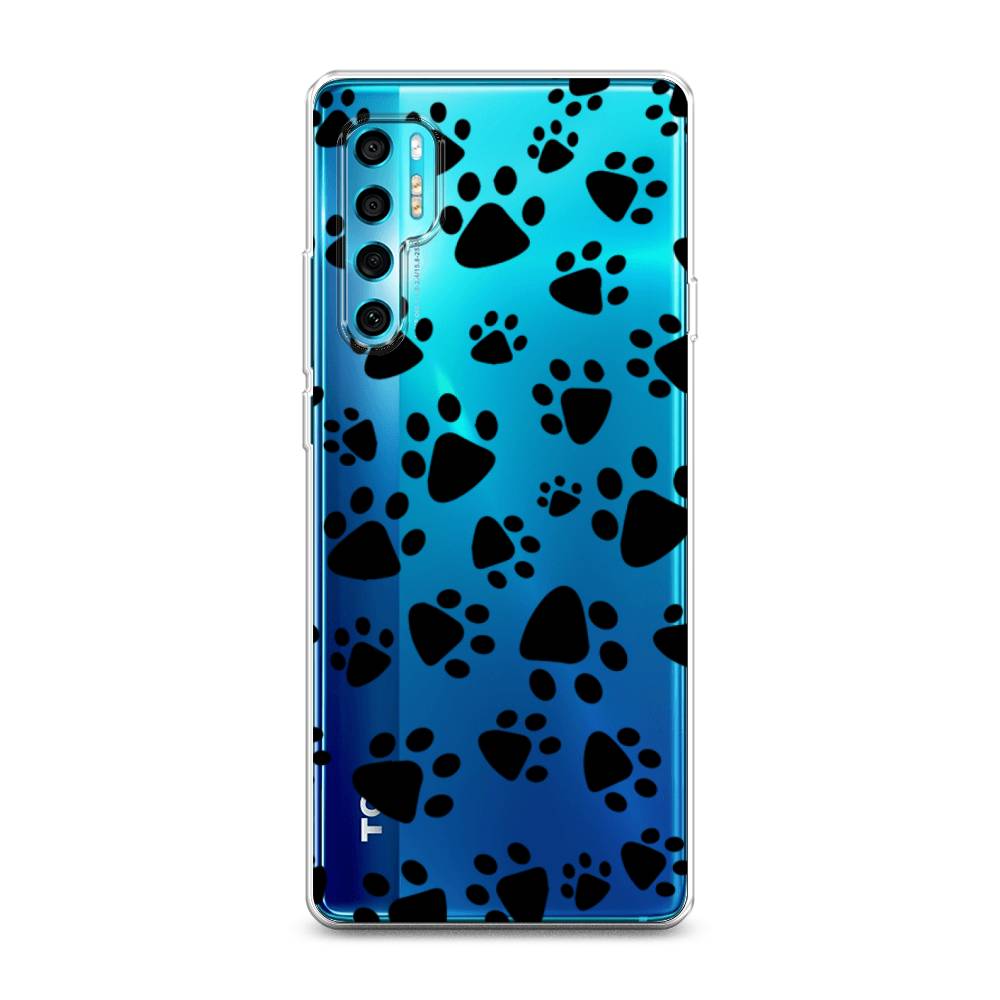 

Чехол Awog на TCL 20 Pro 5G "Лапки черные", Разноцветный, 290850-2