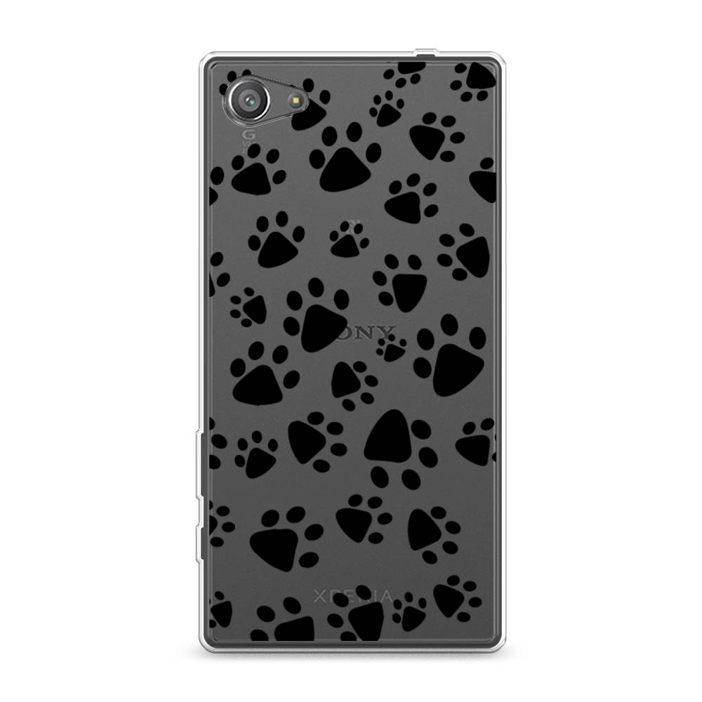 

Чехол Awog на Sony Xperia Z5 compact "Лапки черные", Разноцветный, 52250-2