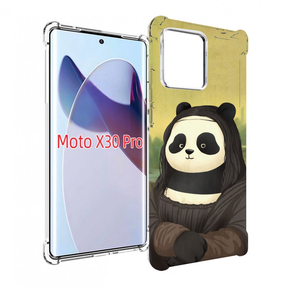 

Чехол MyPads панда монализа для Motorola Moto X30 Pro, Прозрачный, Tocco