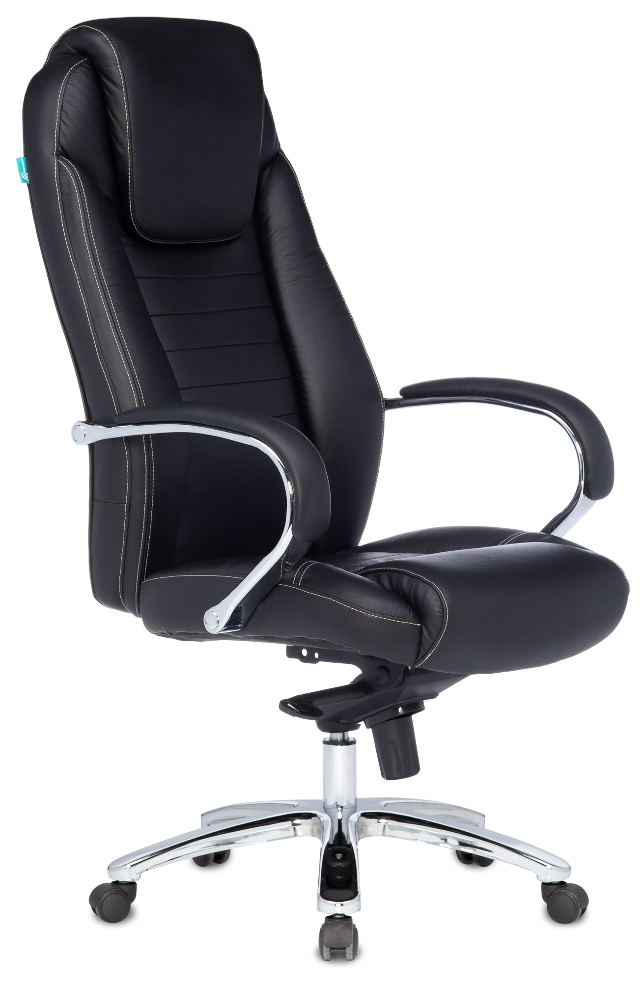 

Кресло руководителя Бюрократ T-9923SL/BLACK черный кожа крестовина хром