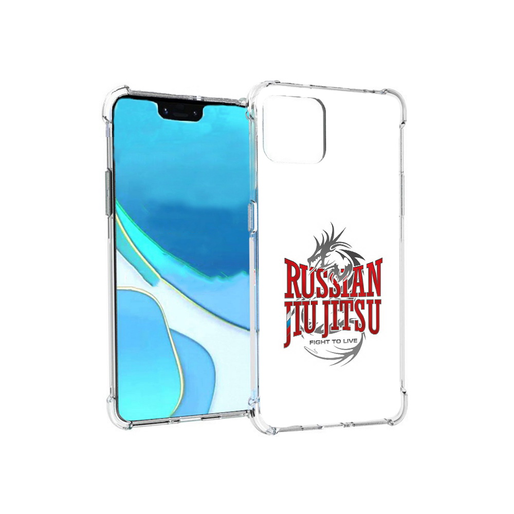 

Чехол MyPads Tocco для Google Pixel 4 XL джиу джитсу, Прозрачный, Tocco