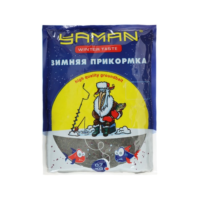 

Прикормка Yaman Winter Taste Плотва зимняя, кокос, цвет чёрный, 700 г., Черный