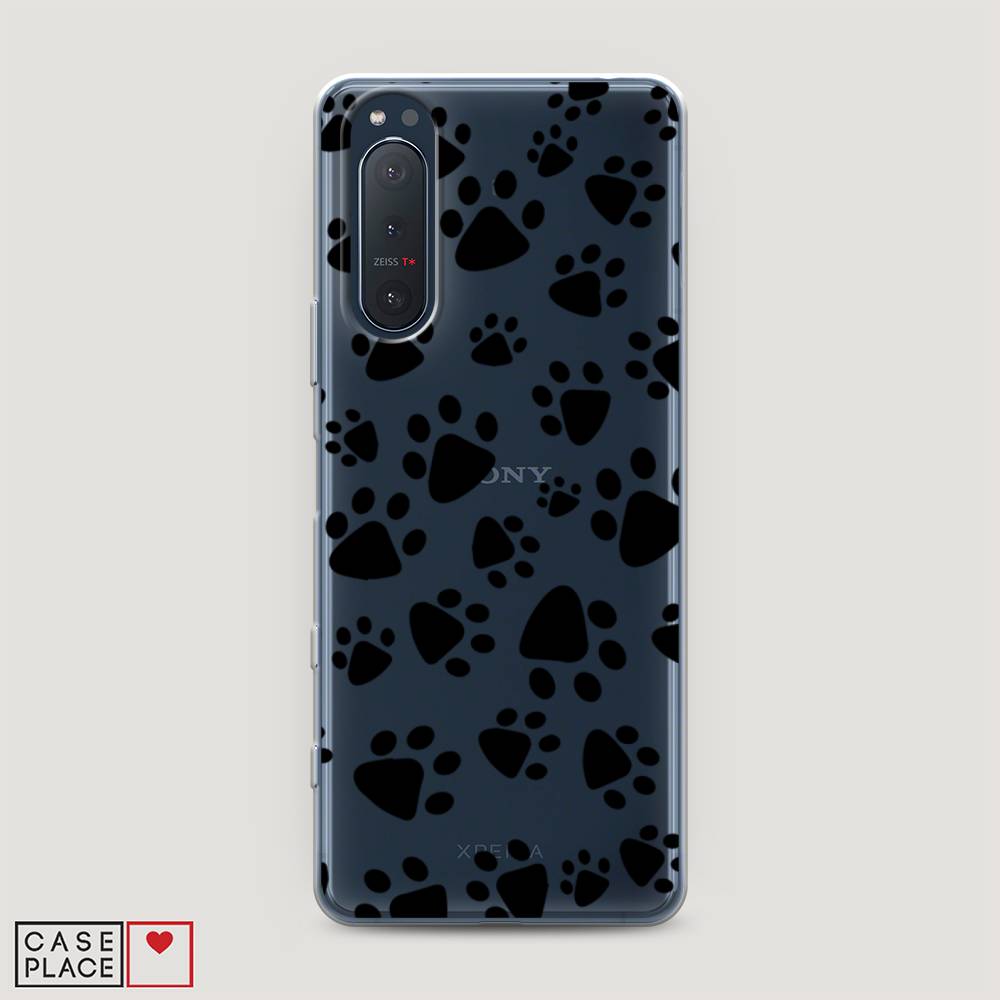 

Чехол Awog на Sony Xperia 5 II "Лапки черные", Разноцветный, 54750-2