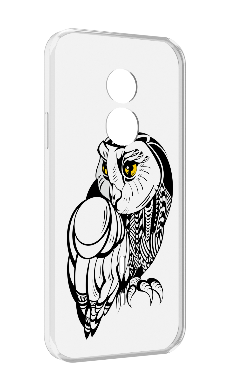 

Чехол MyPads сова-красотка для Doogee S51, Прозрачный, Tocco