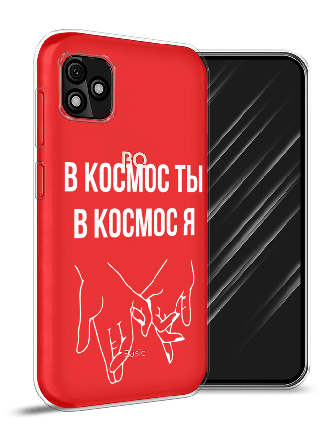 фото Чехол awog на bq 5060l "в космос ты в космос я"