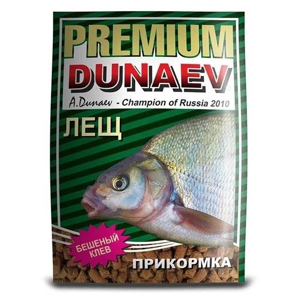 

Прикормка DUNAEV PELLETS, 1 кг 4мм Лещ FLW010