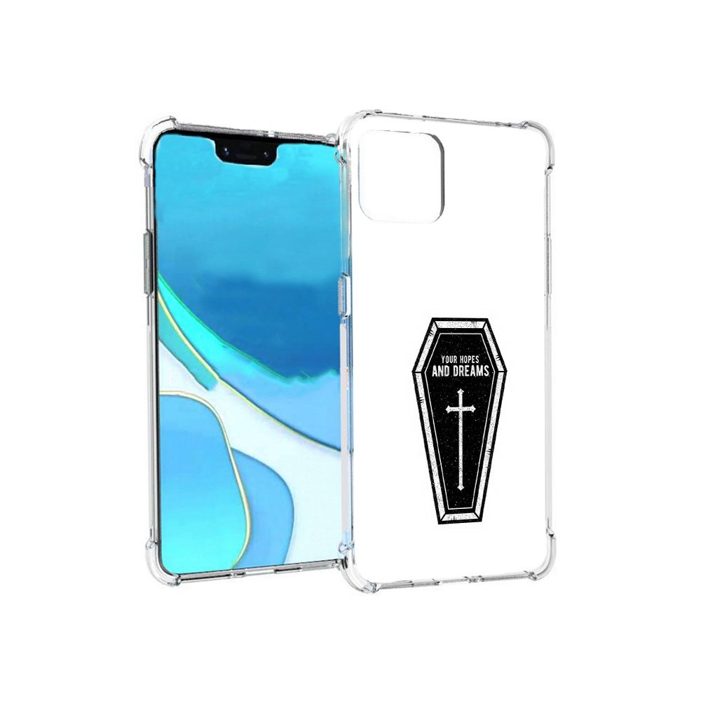 

Чехол MyPads Tocco для Google Pixel 4 XL гроб с мечтами, Прозрачный, Tocco