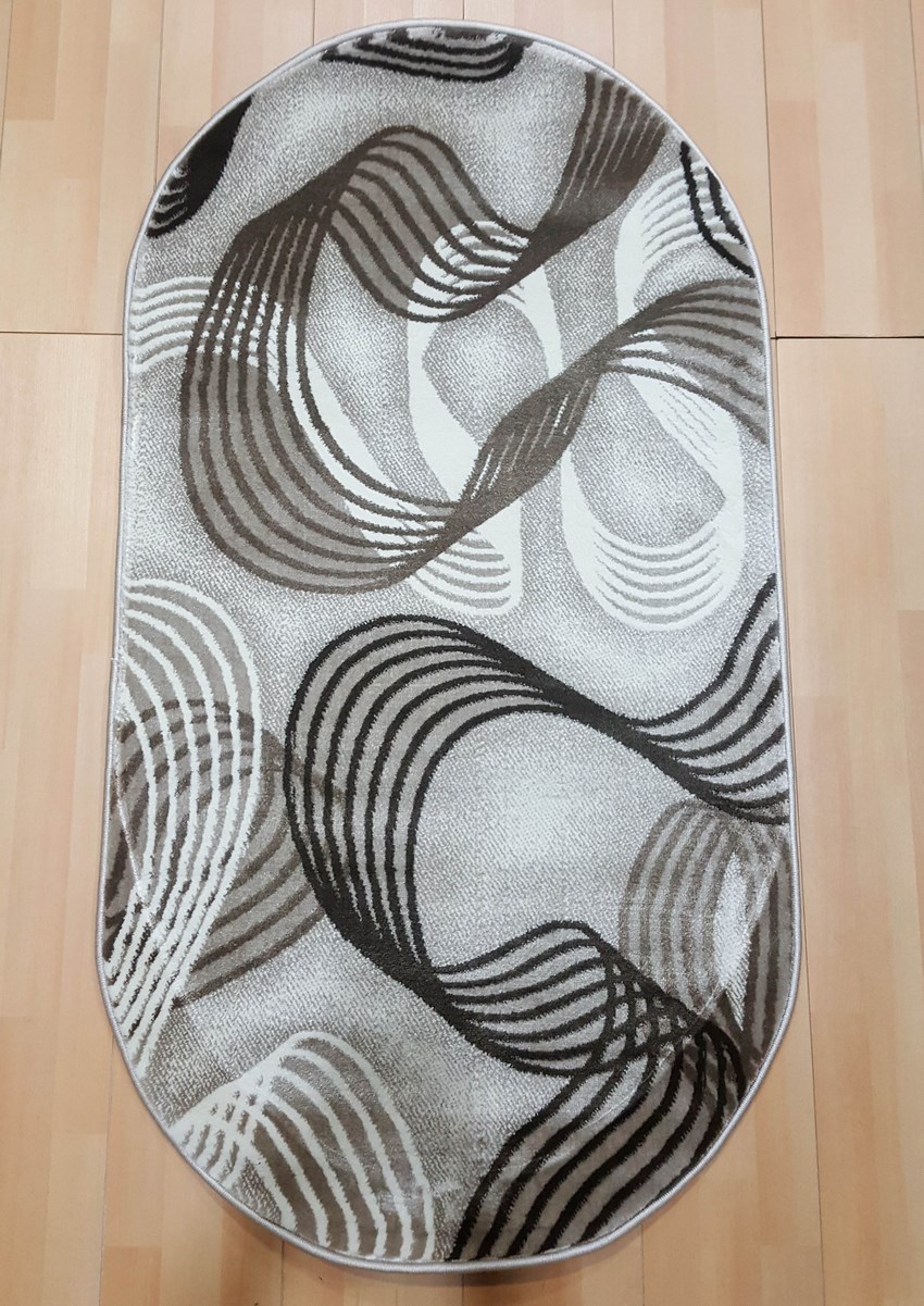 фото Ковер lara 3565b овал т.беж 120x180 sofia rugs