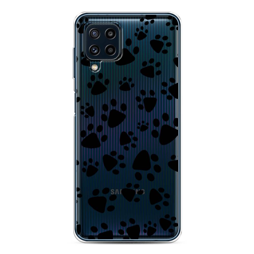 

Чехол Awog на Samsung Galaxy M32 / Самсунг M32 "Лапки черные", Разноцветный, 2103550-2