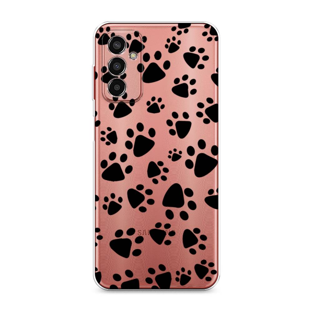 

Чехол Awog на Samsung Galaxy M13 / Самсунг M13 "Лапки черные", Разноцветный, 2106850-2