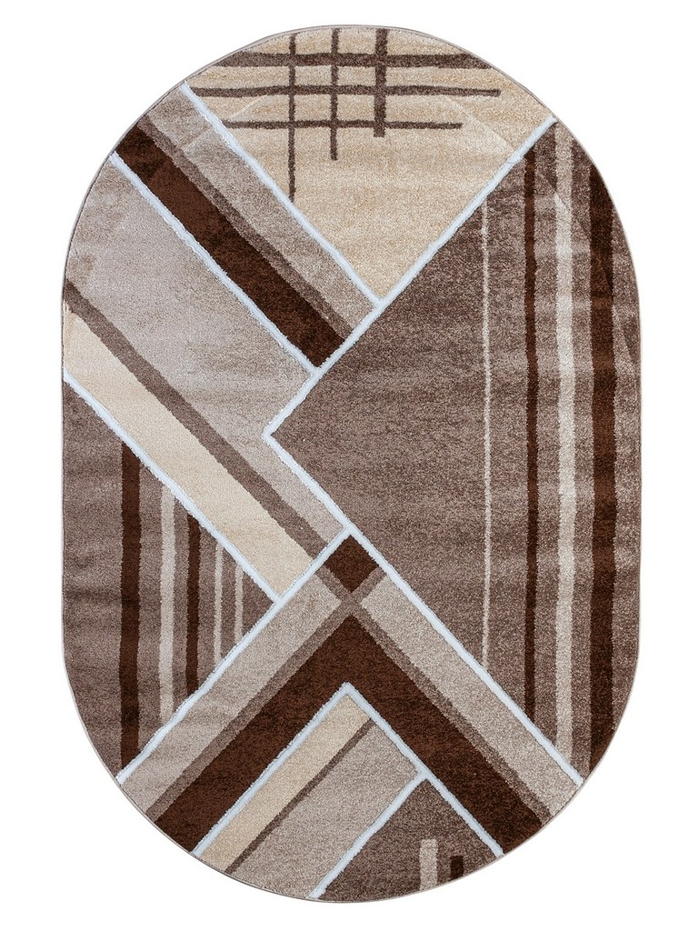 фото Ковер firuze 4610a овальный т.беж 200x300 sofia rugs