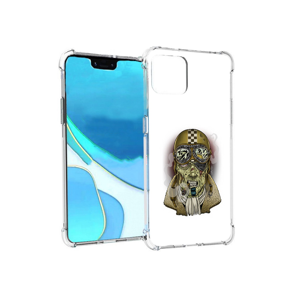 

Чехол MyPads Tocco для Google Pixel 4 XL военный зомби, Прозрачный, Tocco