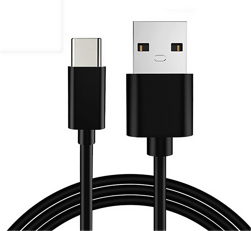 фото Tpu usb кабель usb - usb type-c 1м. 5a fastcharge black action-mag