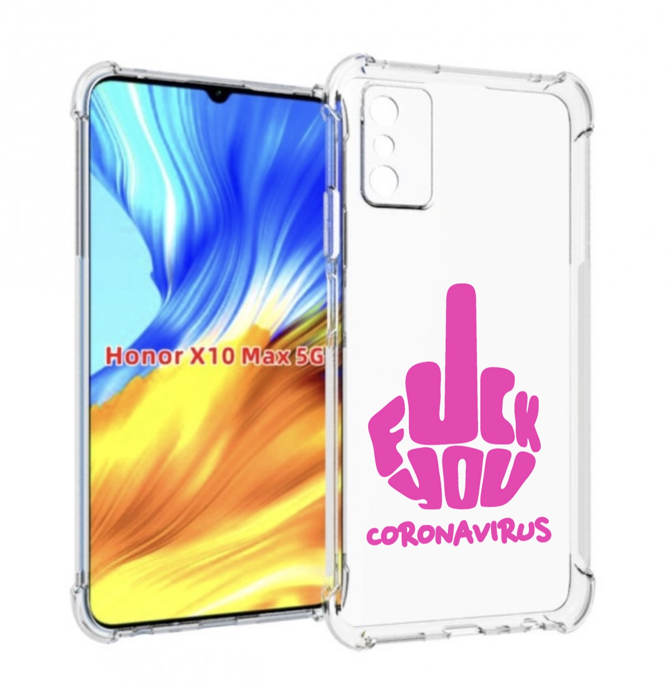 

Чехол MyPads не-нужна-корона для Honor X10 Max, Прозрачный, Tocco