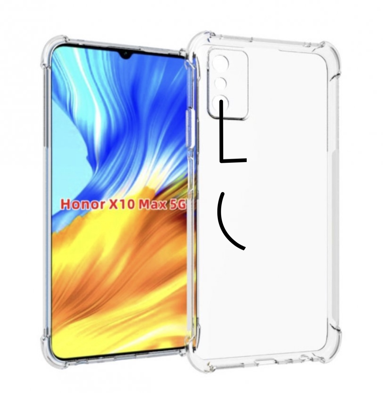 

Чехол MyPads найс-надпись для Honor X10 Max, Прозрачный, Tocco