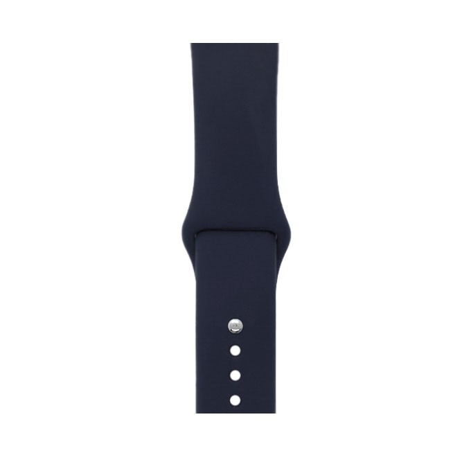 

Силиконовый ремешок для Apple Watch 38-40 мм, M/L, Темно-синий, iGrape, Ремешок