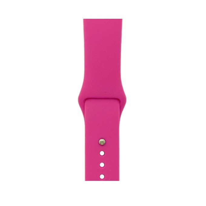 

Силиконовый ремешок для Apple Watch 38-40 мм, M/L, Темная фуксия, iGrape, Ремешок