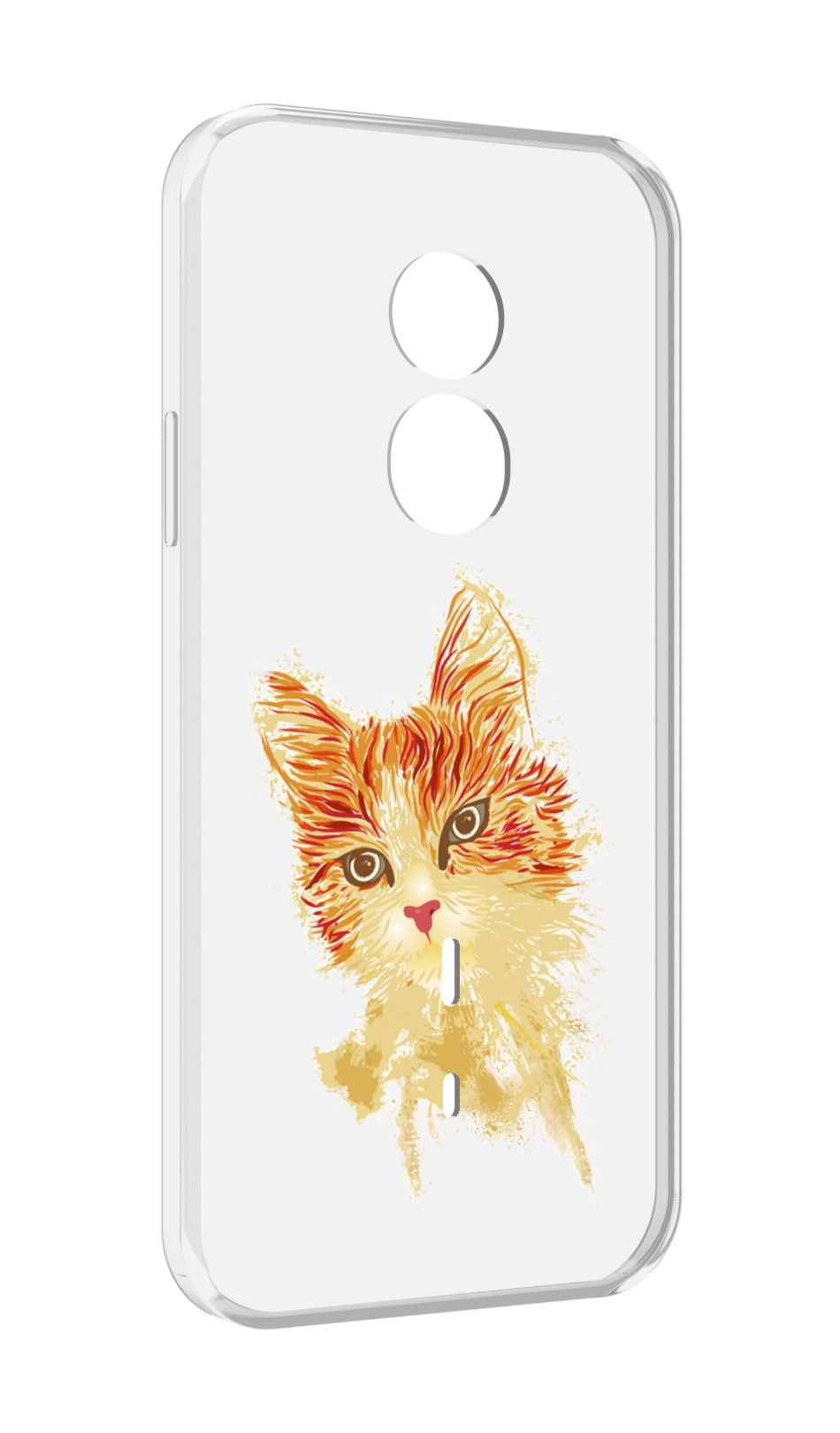 

Чехол MyPads рыжий кот для Doogee S51, Прозрачный, Tocco