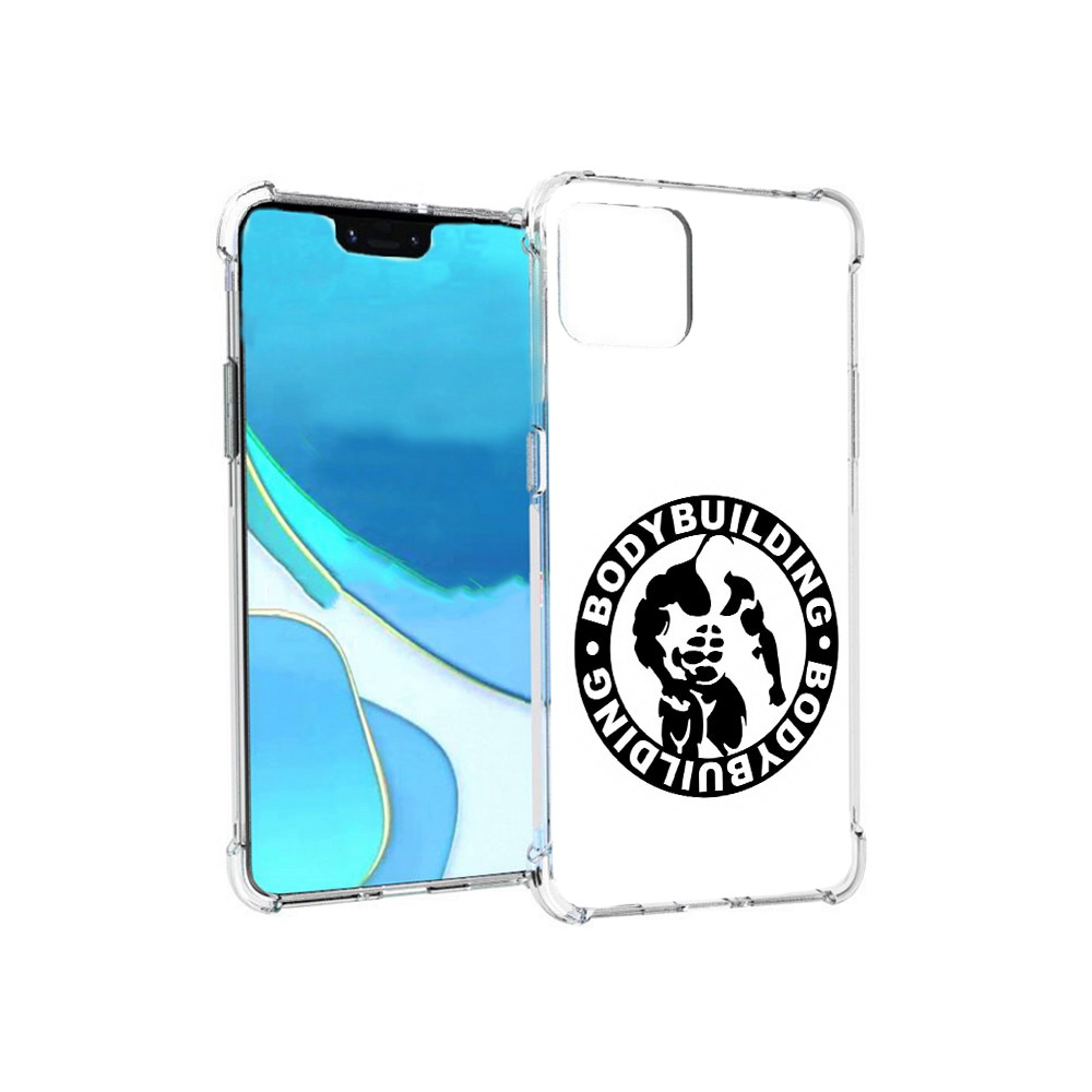 

Чехол MyPads Tocco для Google Pixel 4 XL бодибилдинг, Прозрачный, Tocco