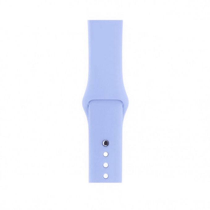 

Силиконовый ремешок для Apple Watch 38-40 мм, M/L, Светло-голубой, iGrape, Ремешок