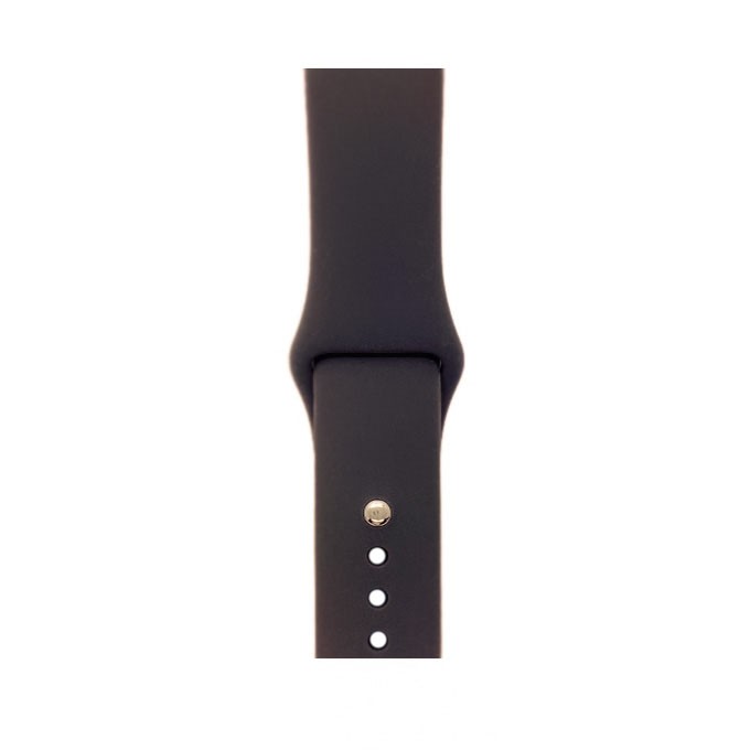 

Силиконовый ремешок для Apple Watch 38-40 мм, M/L, Серый, iGrape, Ремешок