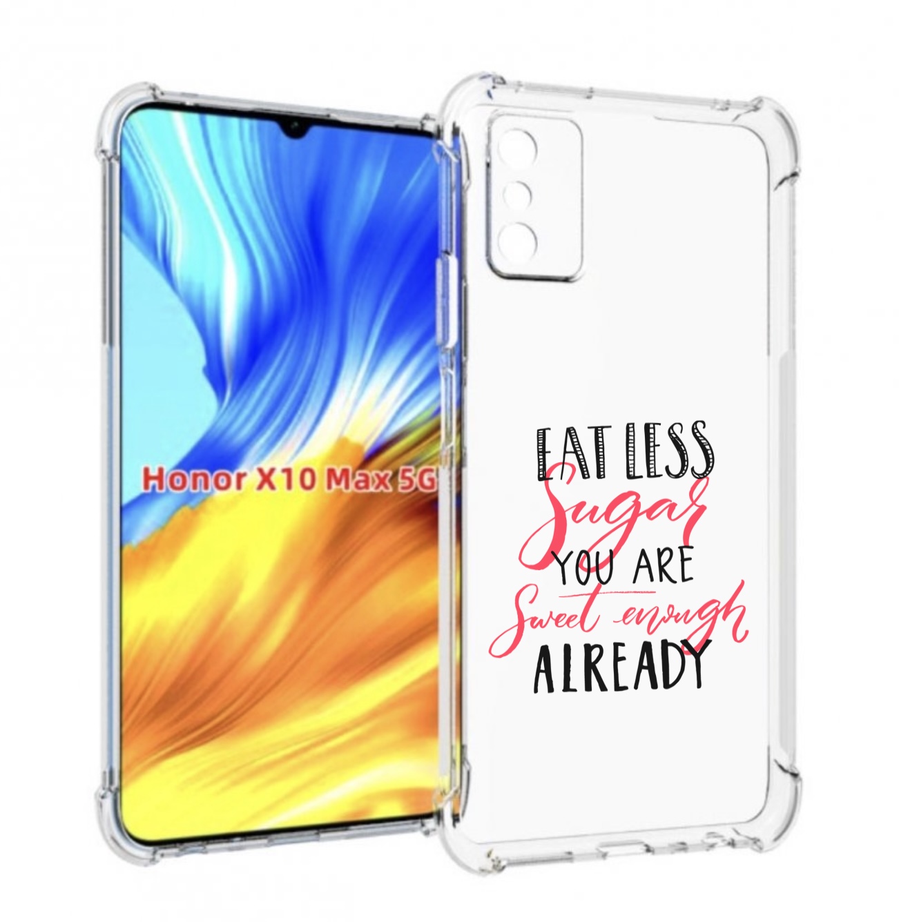 

Чехол MyPads мотивация-цитаты для Honor X10 Max, Прозрачный, Tocco