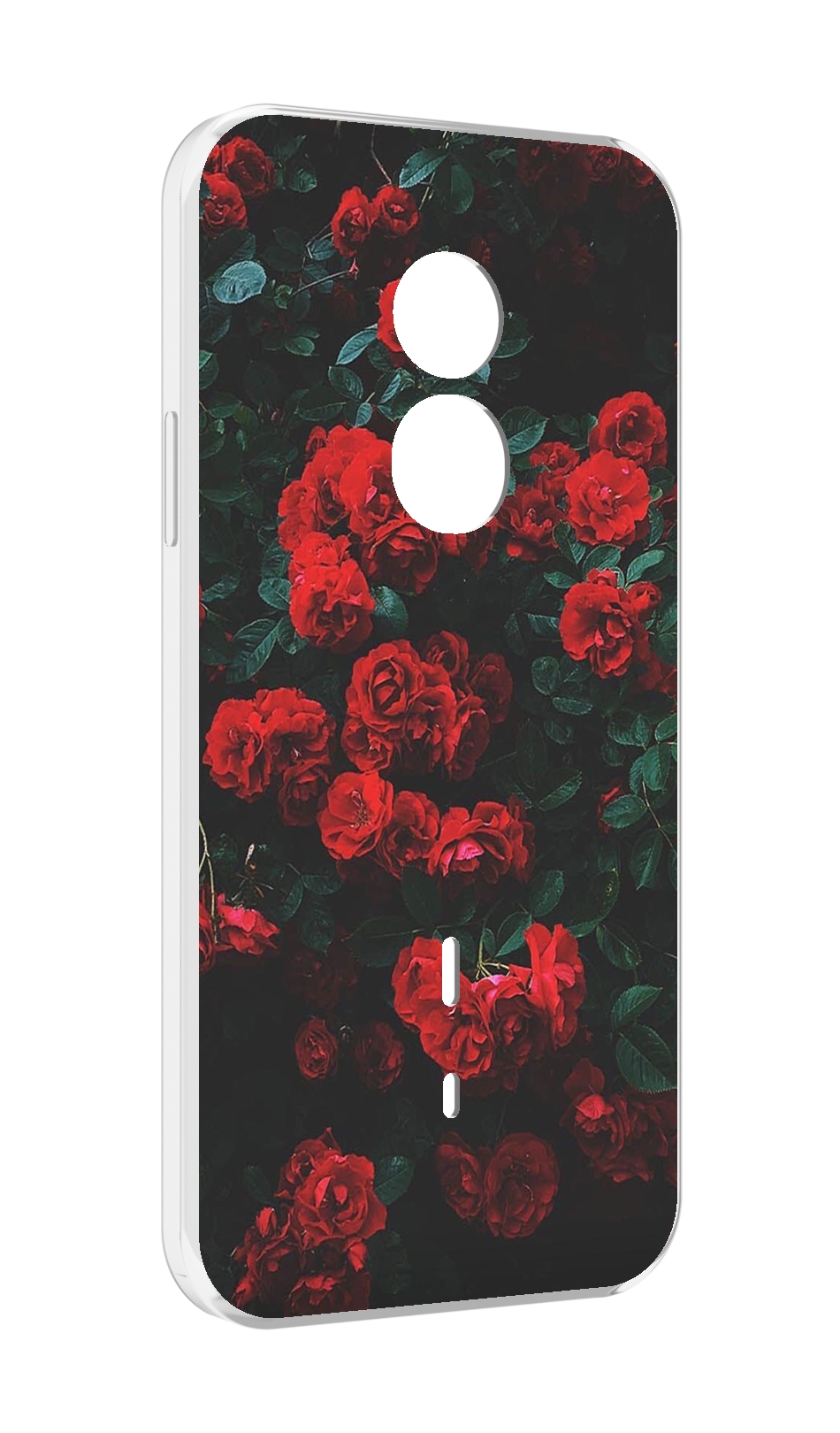 

Чехол MyPads розы-в-листьях для Doogee S51, Прозрачный, Tocco