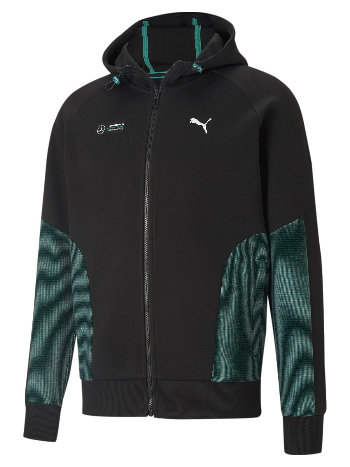 

Толстовка мужская PUMA Mapf1 Hooded Sweat Jacket черная L, Черный, Mapf1 Hooded Sweat Jacket