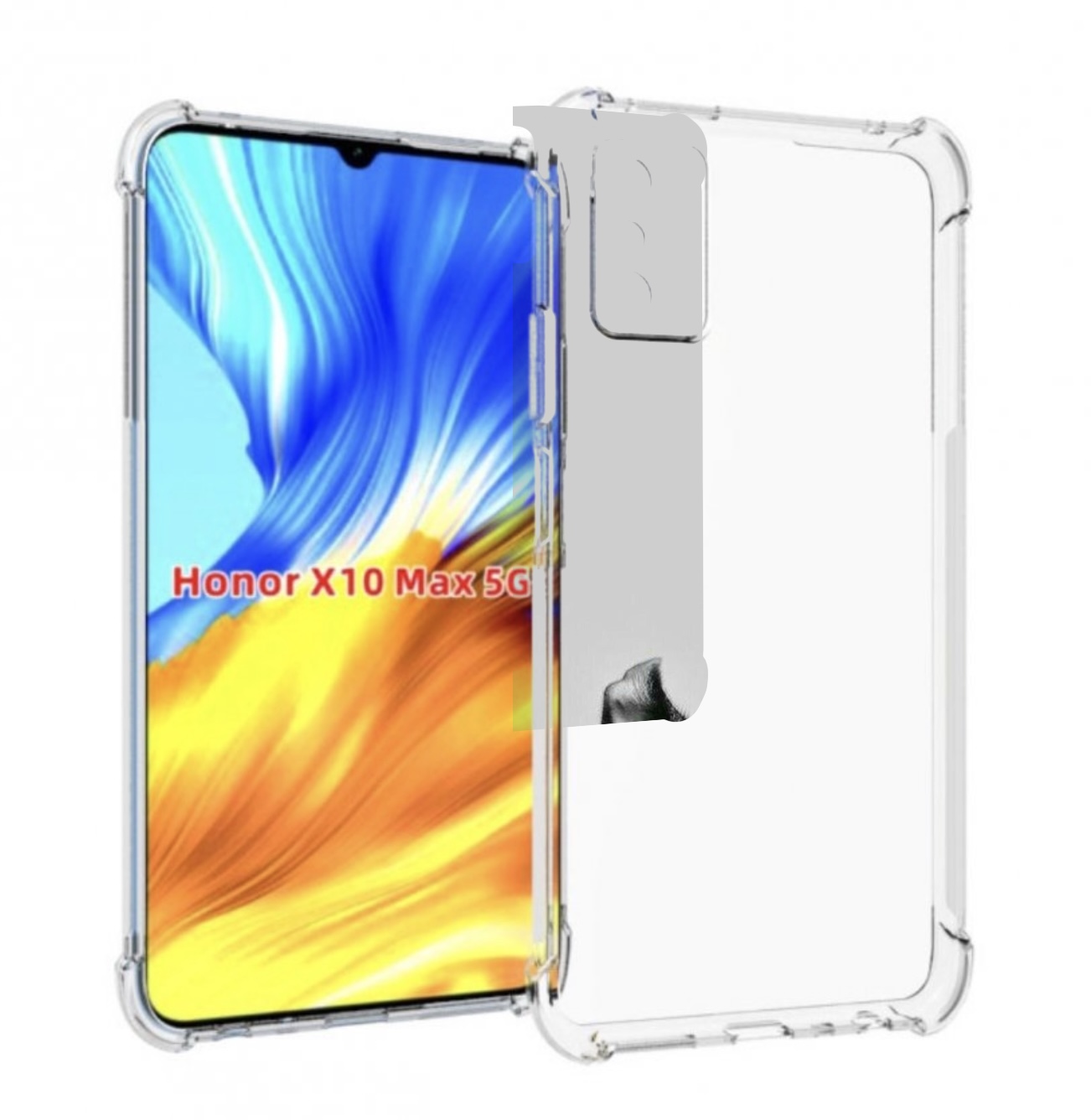 

Чехол MyPads мопс для Honor X10 Max, Прозрачный, Tocco