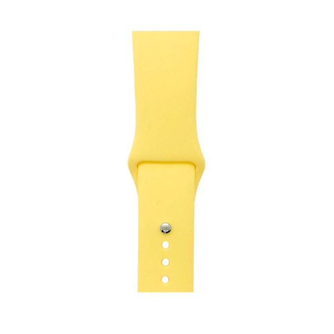

Силиконовый ремешок для Apple Watch 38-40 мм, M/L, Лимонный, iGrape, Ремешок