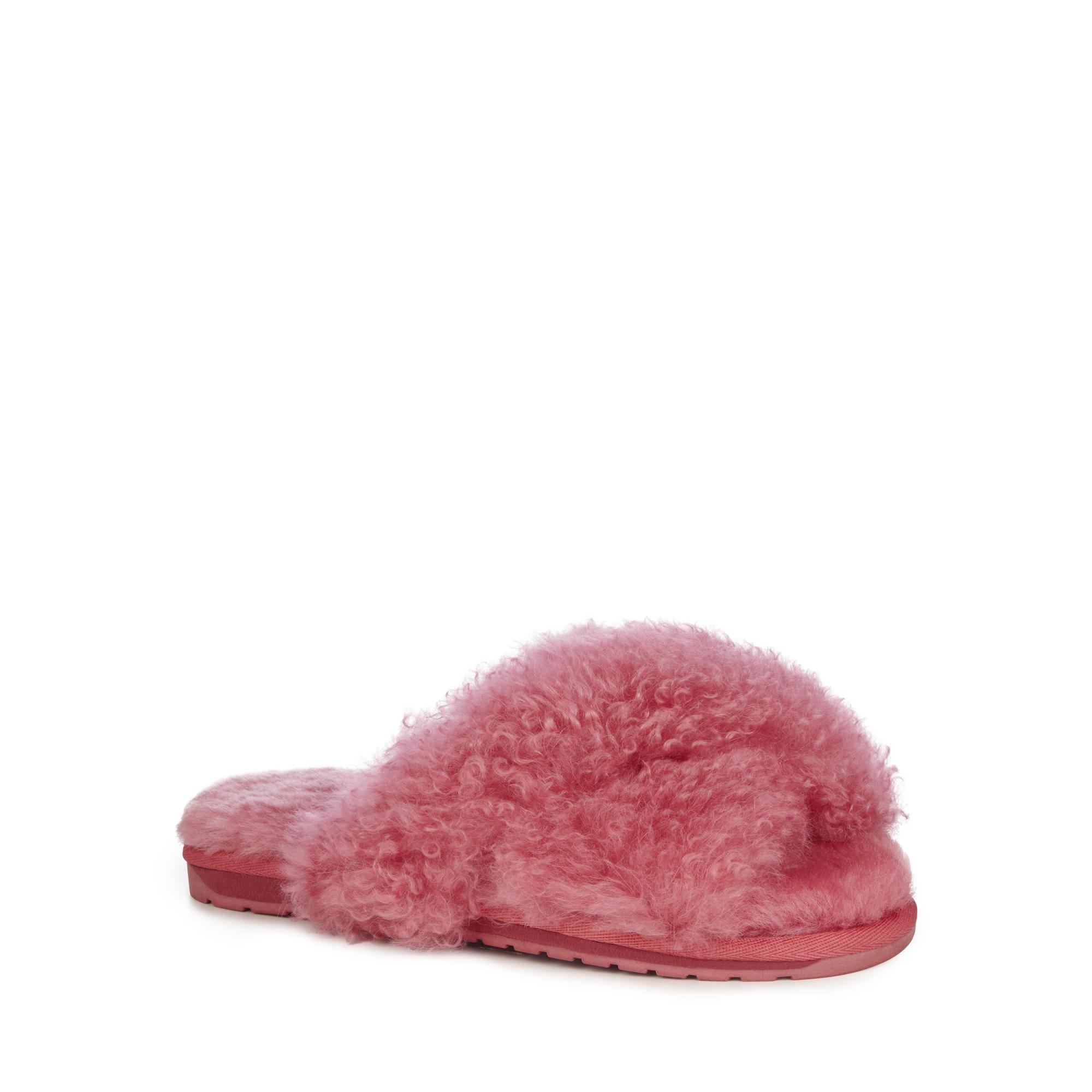 

Тапочки женские Emu Australia Mayberry Curly W12766 розовые 36 EU, Розовый, Mayberry Curly W12766