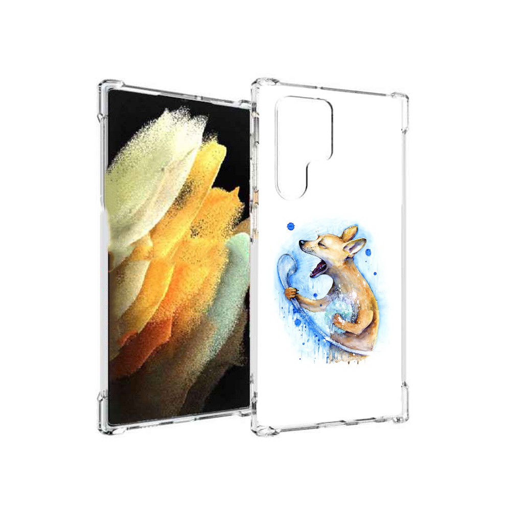 

Чехол MyPads Tocco для Samsung Galaxy S22 Ultra пение в душе (PT172602.555.537), Прозрачный, Tocco