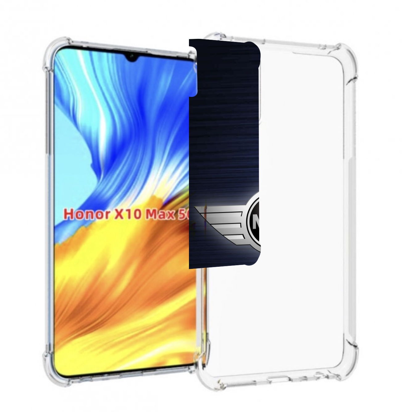 

Чехол Mypads Mini 2 Мужской Для Honor X10 Max, Прозрачный, Tocco