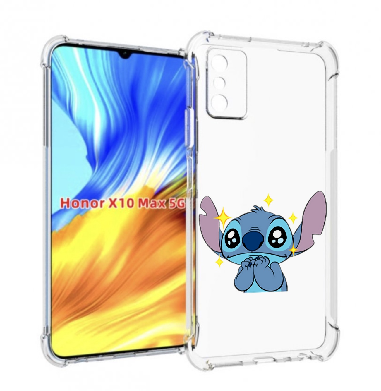 

Чехол MyPads милый-стич детский для Honor X10 Max, Прозрачный, Tocco
