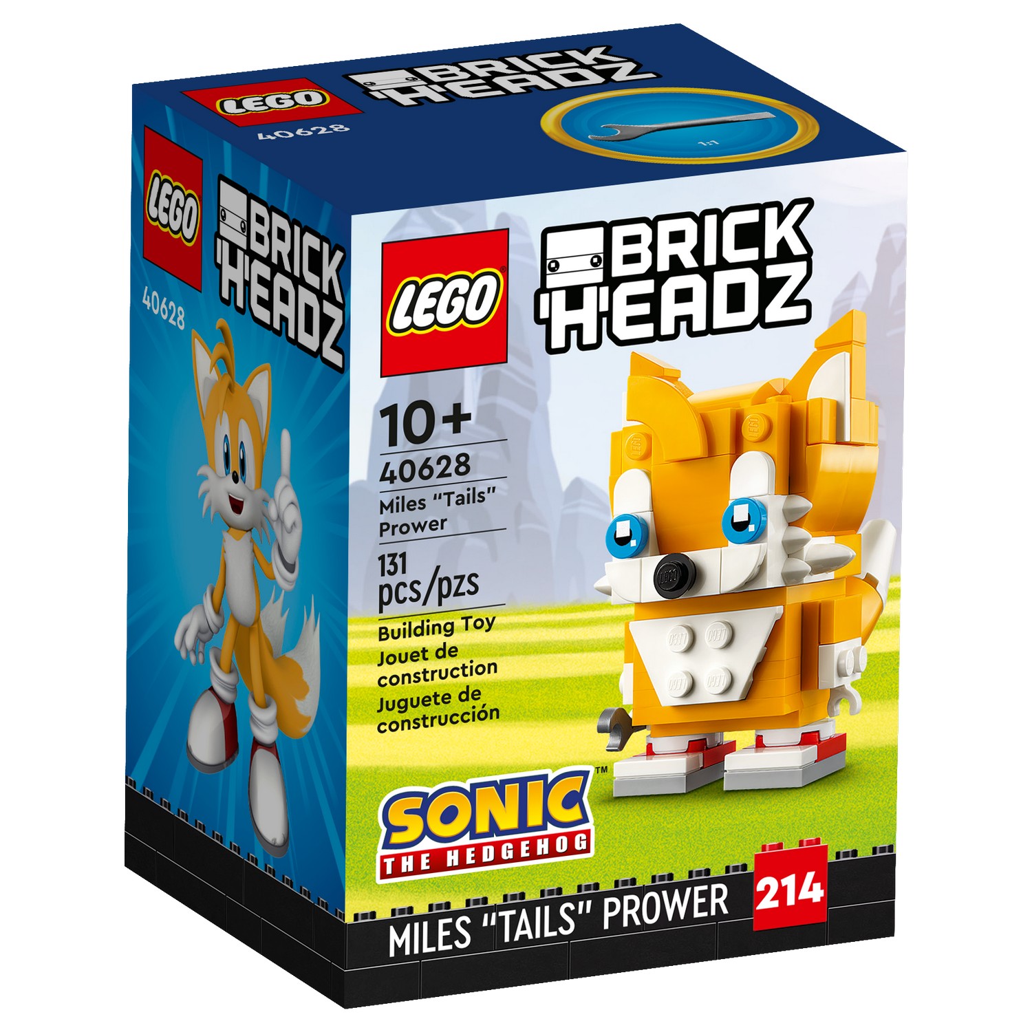 Конструктор LEGO BrickHeadz 40628 Майлз Тейлз Прауэр мягкая игрушка торговая федерация лис майлз тейлз пауэр 70 см желтый