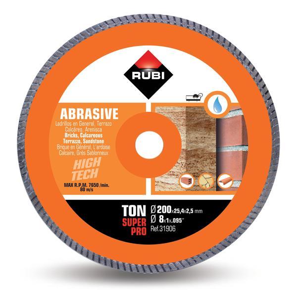 

Диск алмазный RUBI TON 200 SUPERPRO 31906
