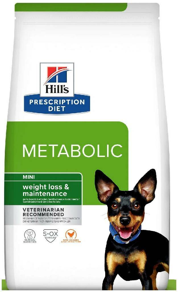 

Сухой корм для собак HILL'S PRESCRIPTION DIET METABOLIC MINI, контроль веса, 1кг