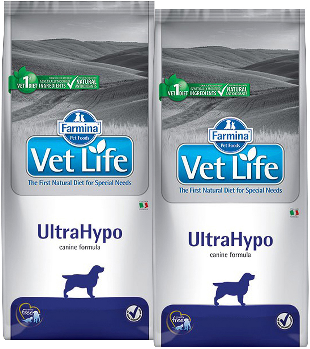 фото Сухой корм для собак farmina vet life dog ultrahypo при пищевой аллергии, 2 шт по 2 кг