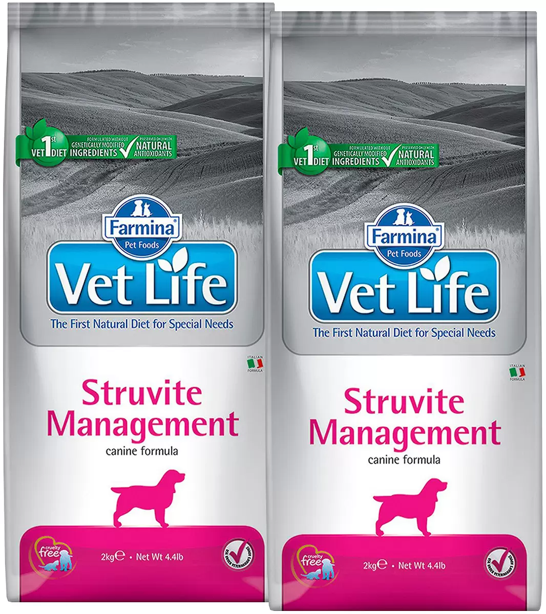 

Сухой корм для собак FARMINA VET LIFE CANIN STRUVITE, 2шт по 12кг