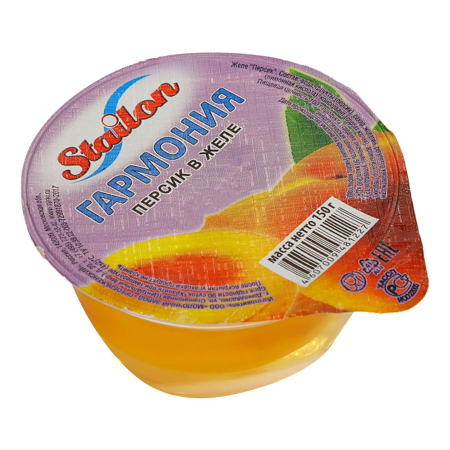 

Желе фруктовое Stailon Гармония Персик в желе 150 г