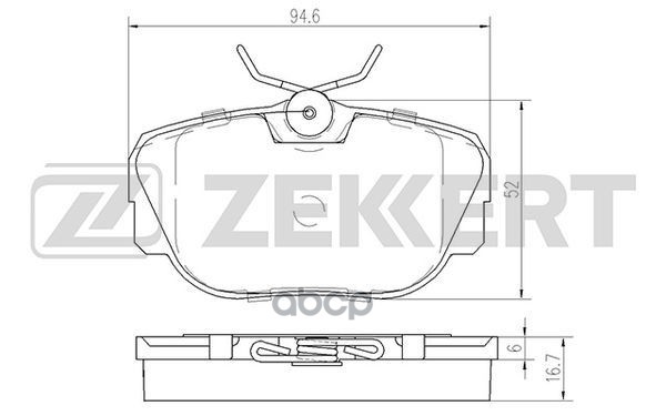 

Колодки Торм. Диск. Передн. Bmw 3 (E30) 82- Z1 88- Zekkert арт. bs-2138