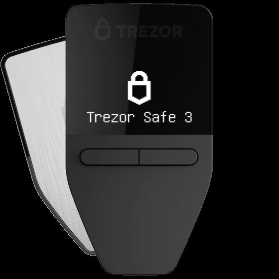 

Аппаратный криптокошелек Trezor Safe 3 Stellar Silver, Stellar Silver