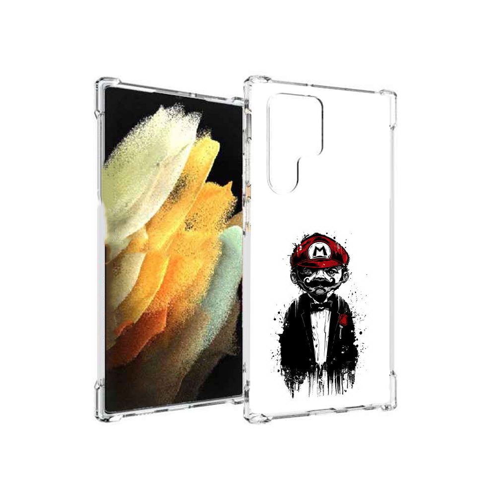 

Чехол MyPads Tocco для Samsung Galaxy S22 Ultra марио (PT172602.555.458), Прозрачный, Tocco