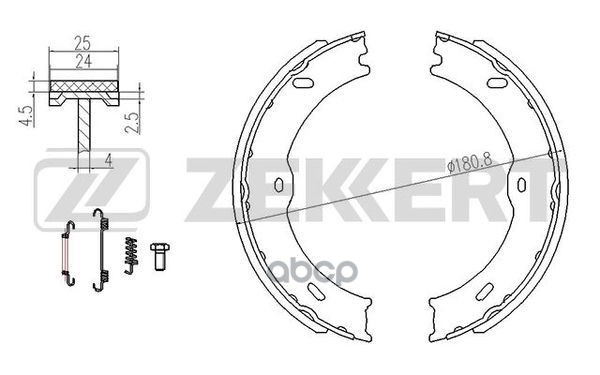 

Колодки Торм. Бараб. Задн. С Уст. Компл. Mb Sprinter 3-T (906) 06- Mb Sprinter 3 5-T (9
