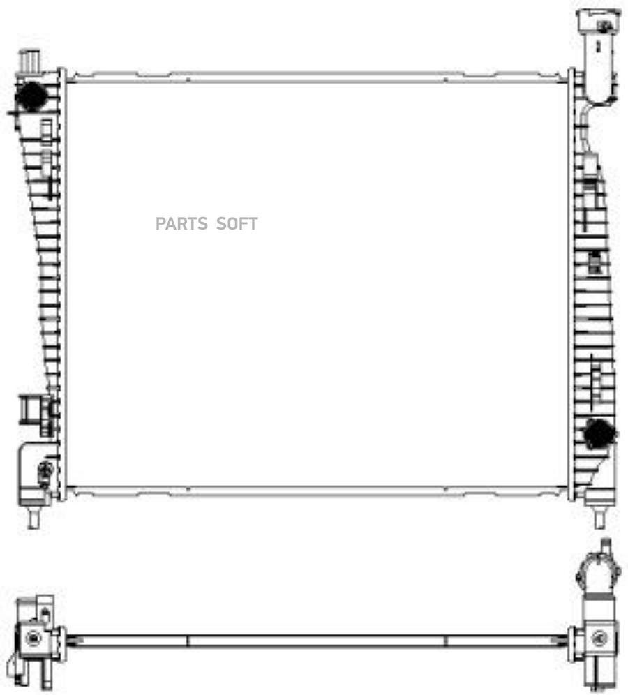 

Радиатор Системы Охлаждения 31318509 Nsii0008094547 Sakura арт. 31318509