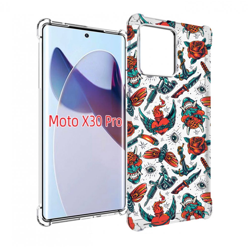 

Чехол MyPads олд-скул-пак для Motorola Moto X30 Pro, Прозрачный, Tocco