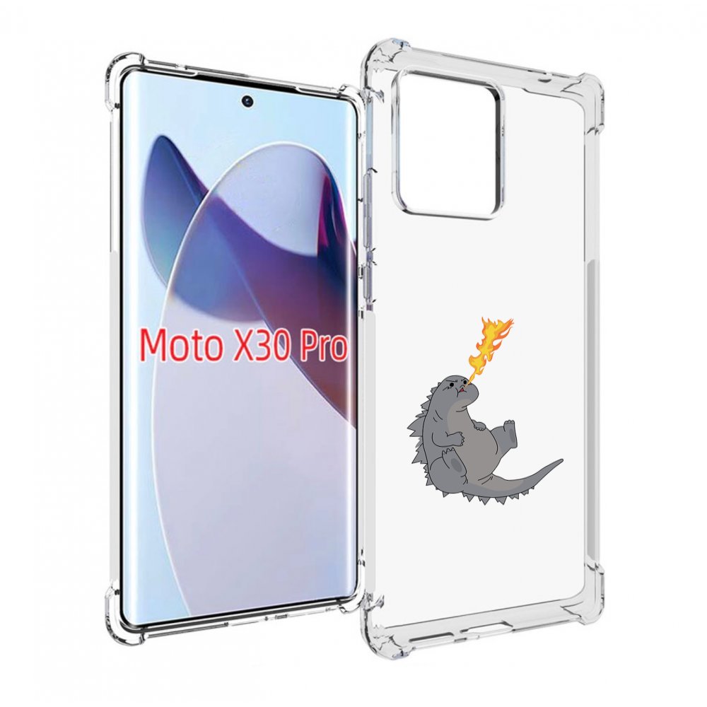 

Чехол MyPads огнедышащий-дракончик для Motorola Moto X30 Pro, Прозрачный, Tocco