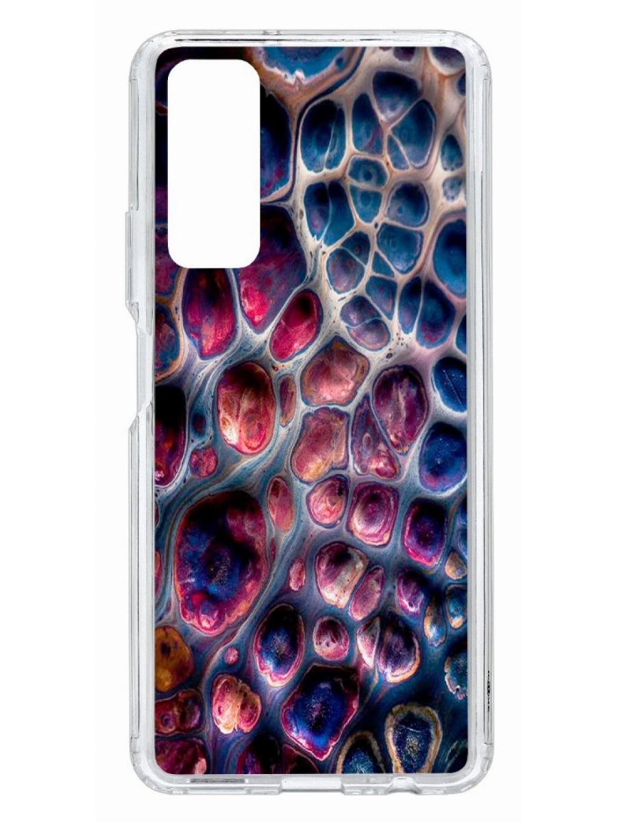 фото Чехол для huawei p smart 2021 kruche print сплав кruче