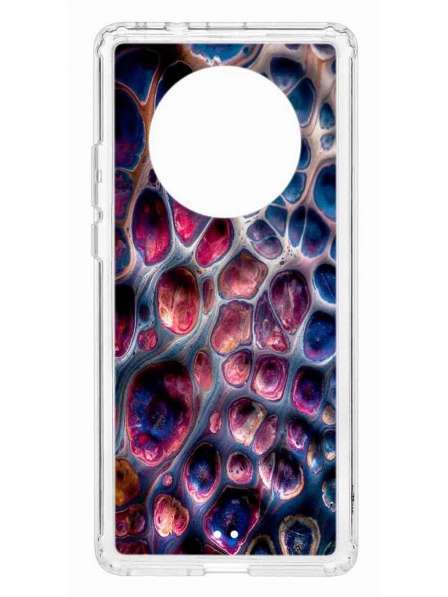 фото Чехол для huawei mate 40 pro kruche print сплав кruче