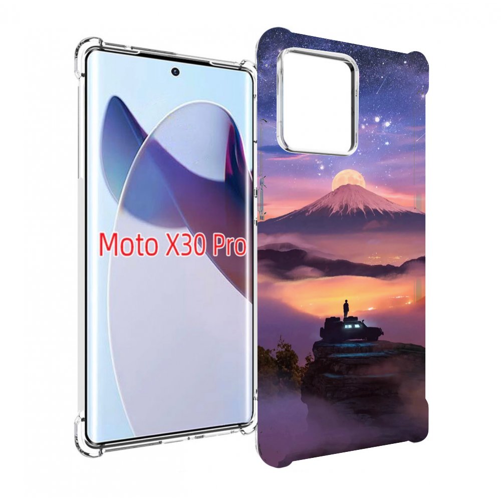 

Чехол MyPads ночь-в-горах для Motorola Moto X30 Pro, Прозрачный, Tocco